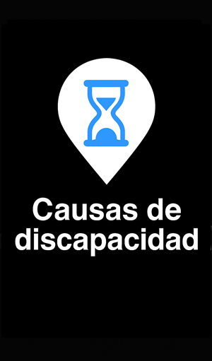 Artículos informativos sobre las diferentes  causas de discapacidad
