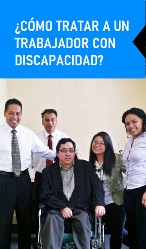 ¿Cómo tratar en el trabajo a una persona con discapacidad física?