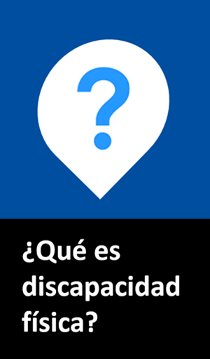 Información sobre discapacidad física